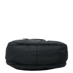 Prada Evening Heart Handbag Black Nylon Leather Bijou — view 3