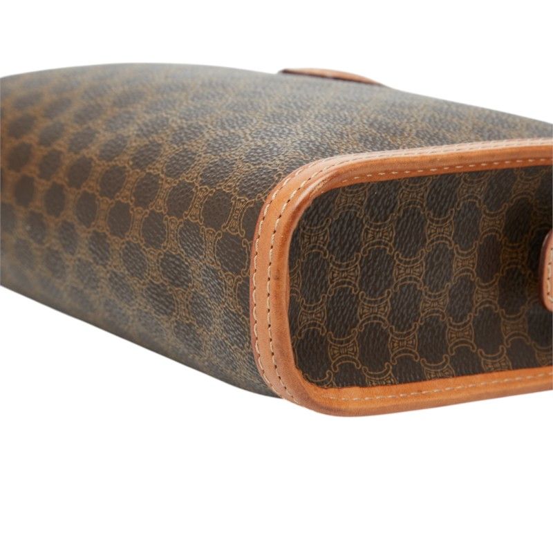 Celine Macadam Clutch Brown Leather — view 4