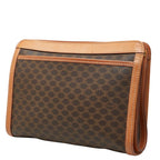 Celine Macadam Clutch Brown Leather — view 2