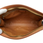Celine Macadam Clutch Brown Leather — view 6