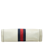 Gucci Ophidia Sherry Line GG Logo Chain Shoulder Bag Ivory Leather — view 3