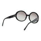 Chanel Quilted CC Logo Sunglasses Black Acetate Eyewear — view 3