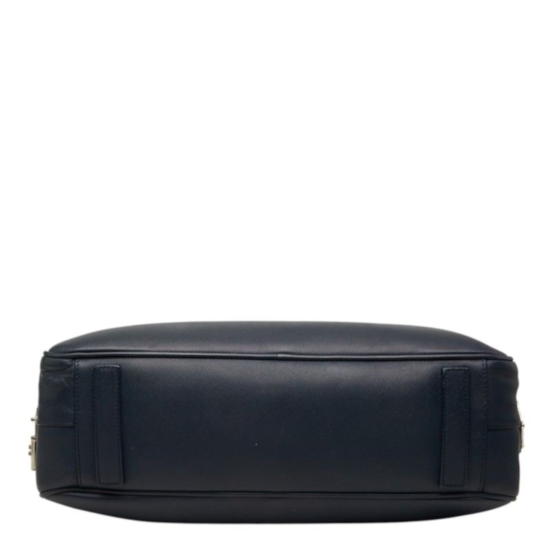 Prada Business Briefcase Navy Saffiano Leather — view 3
