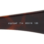 Fendi Zucca Sunglasses Brown Gold Acetate Plated Eyewear — view 5