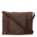 Hermes Her Line Besace MM Crossbody Shoulder Bag Brown Canvas