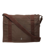 Hermes Her Line Besace MM Crossbody Shoulder Bag Brown Canvas