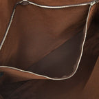 Hermes Her Line Besace MM Crossbody Shoulder Bag Brown Canvas — view 8
