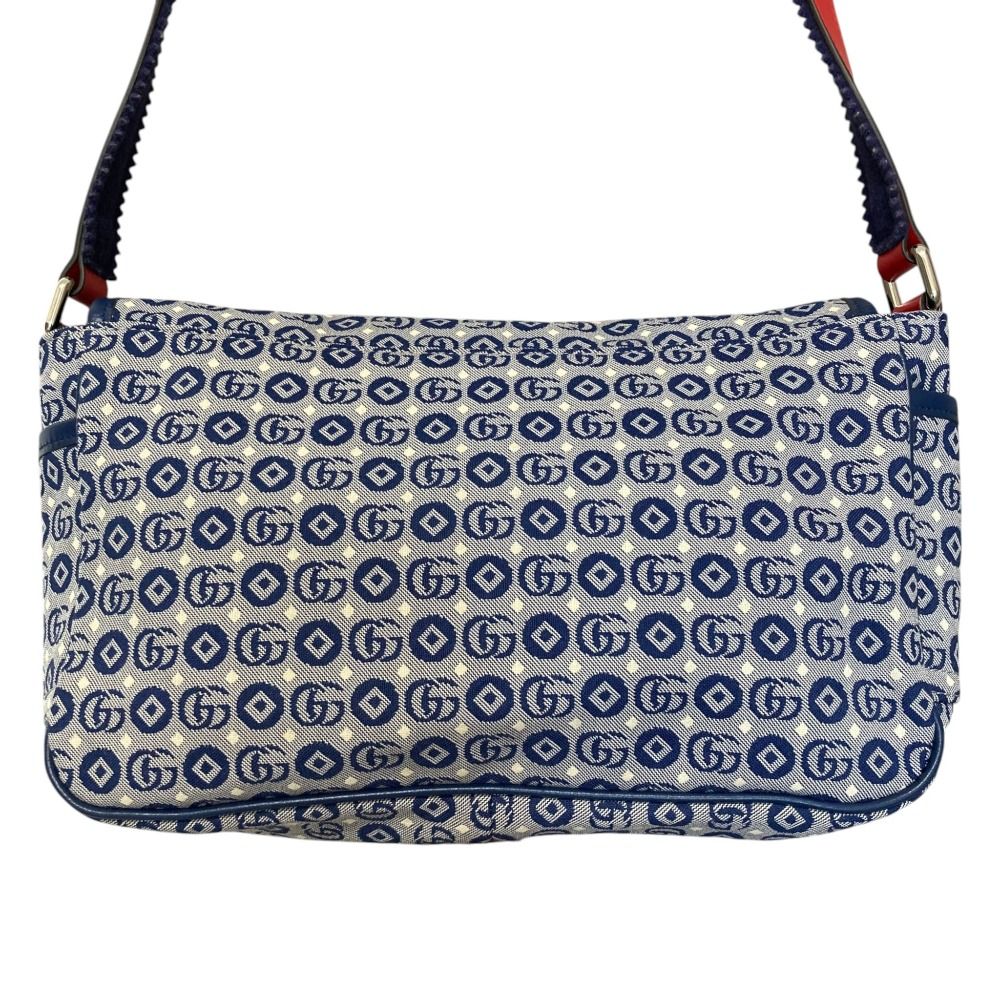 Gucci Chilled Lens Double Geometric Messenger Bag Navy Kids — view 3