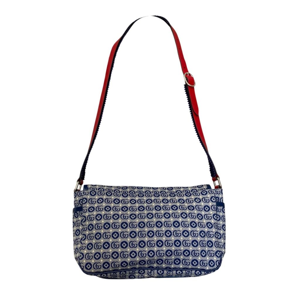 Gucci Chilled Lens Double Geometric Messenger Bag Navy Kids — view 2