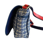 Gucci Chilled Lens Double Geometric Messenger Bag Navy Kids — view 6