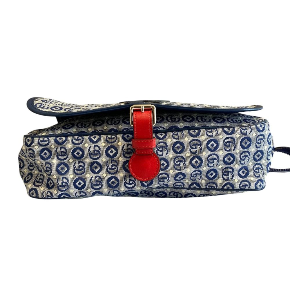 Gucci Chilled Lens Double Geometric Messenger Bag Navy Kids — view 7