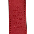 Gucci GG Marmont Double Buckle Leather Belt 75 — view 3