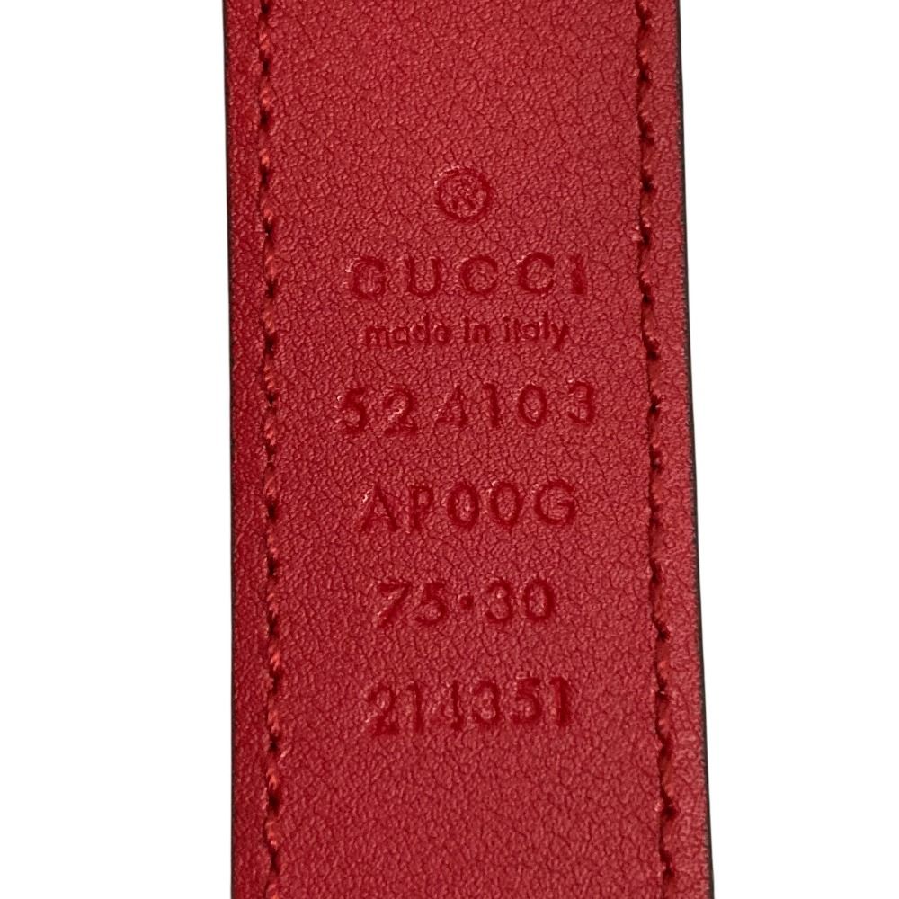 Gucci GG Marmont Double Buckle Leather Belt 75 — view 3