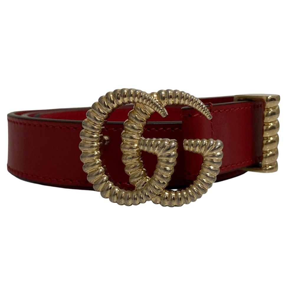 Gucci GG Marmont Double Buckle Leather Belt 75