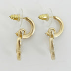 Chanel Pearl Earrings CC Logo Gold — view 3