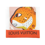 Louis Vuitton Bandeau Animogram Leopard Scarf Pink Brown — view 5