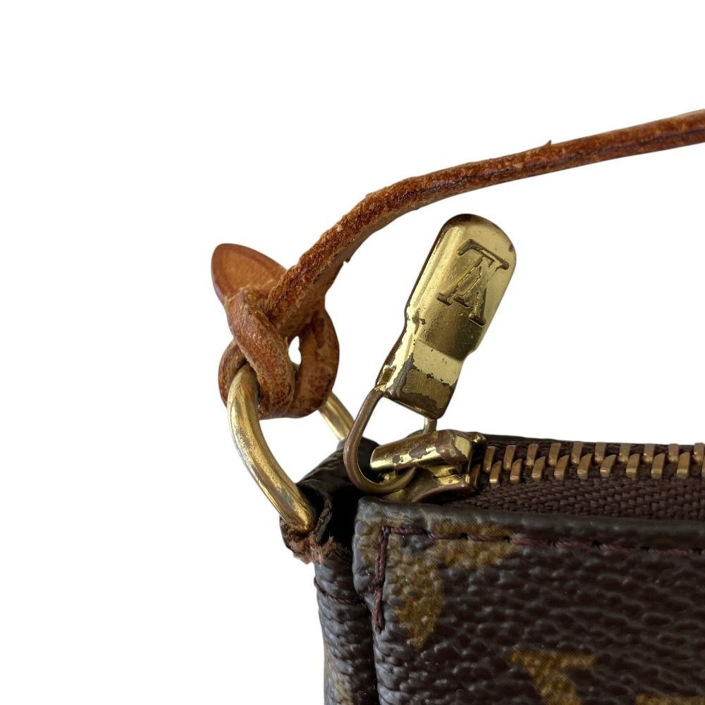 Louis Vuitton Monogram Pochette Soir Pouch Brown — view 8