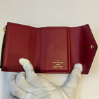 Louis Vuitton Portefeuille Zoe Monogram Compact Wallet Fuchsia Brown — view 6