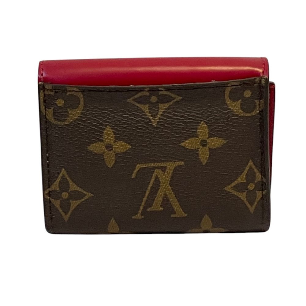 Louis Vuitton Portefeuille Zoe Monogram Compact Wallet Fuchsia Brown — view 3