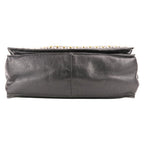 Loewe Flamenco Studs Leather Shoulder Bag Black — view 7