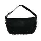 Dior Peace & Love Logo Leather Shoulder Bag Black — view 3