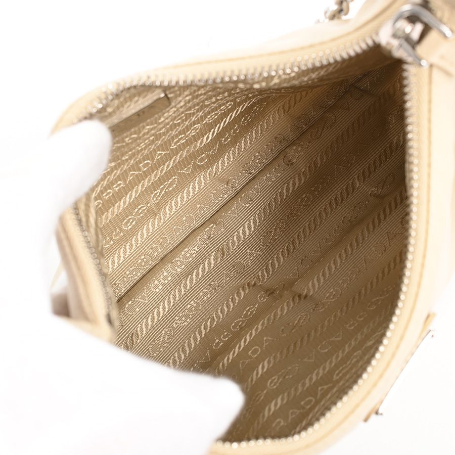 Prada Shoulder Bag Beige — view 4
