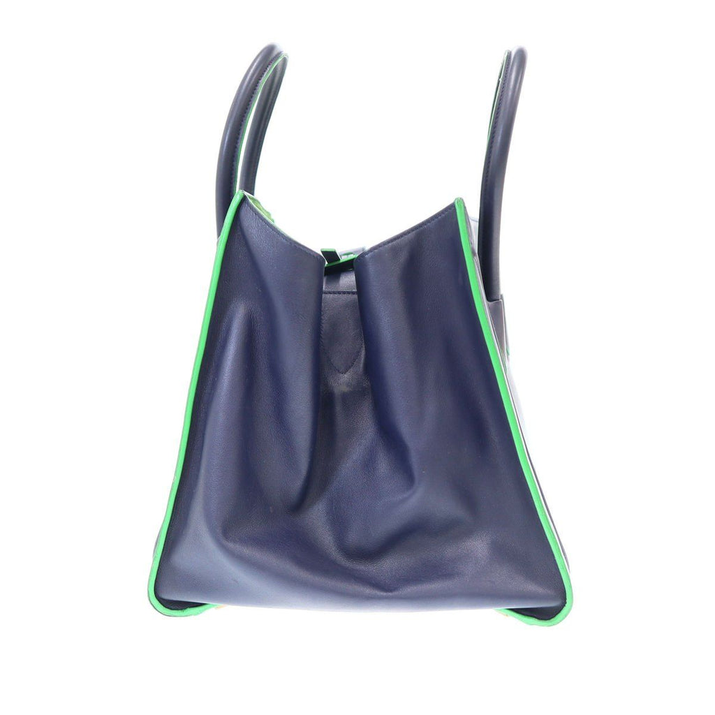 Celine Luggage Phantom Tote Bag Blue Green — view 3