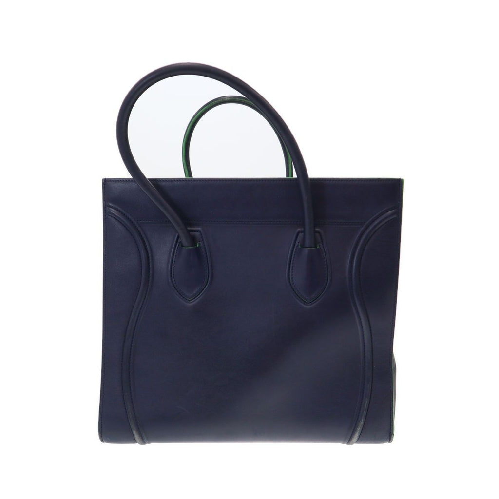 Celine Luggage Phantom Tote Bag Blue Green — view 2