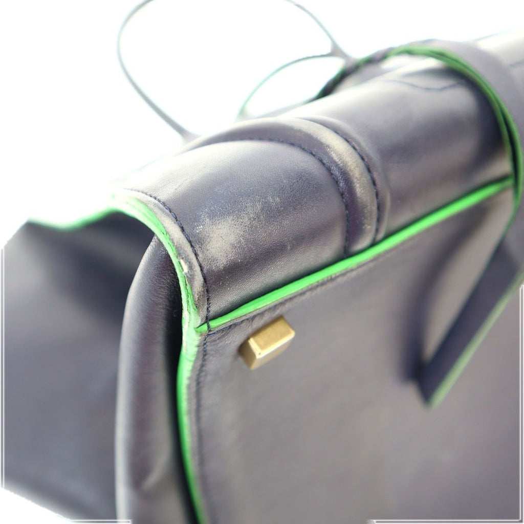 Celine Luggage Phantom Tote Bag Blue Green — view 8