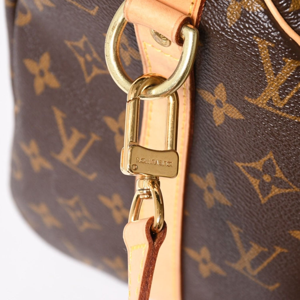 Louis Vuitton Monogram Speedy Bandouliere 30 Handbag Brown Gold — view 6