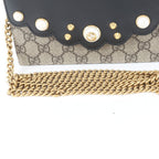 Gucci GG Supreme Chain Wallet Leather Crossbody — view 2