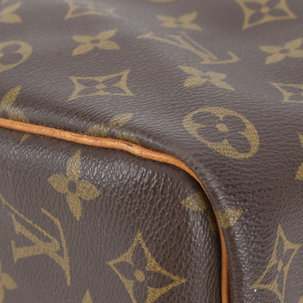 Louis Vuitton Monogram Keepall 50 Leather Boston Bag Tote Travel — view 8
