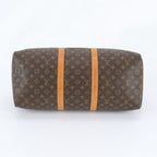 Louis Vuitton Monogram Keepall 50 Leather Boston Bag Tote Travel — view 6