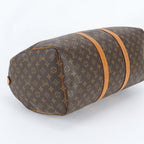Louis Vuitton Monogram Keepall 50 Leather Boston Bag Tote Travel — view 5