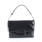 Loewe Leather 2-Way Shoulder Bag Tote Hand Black