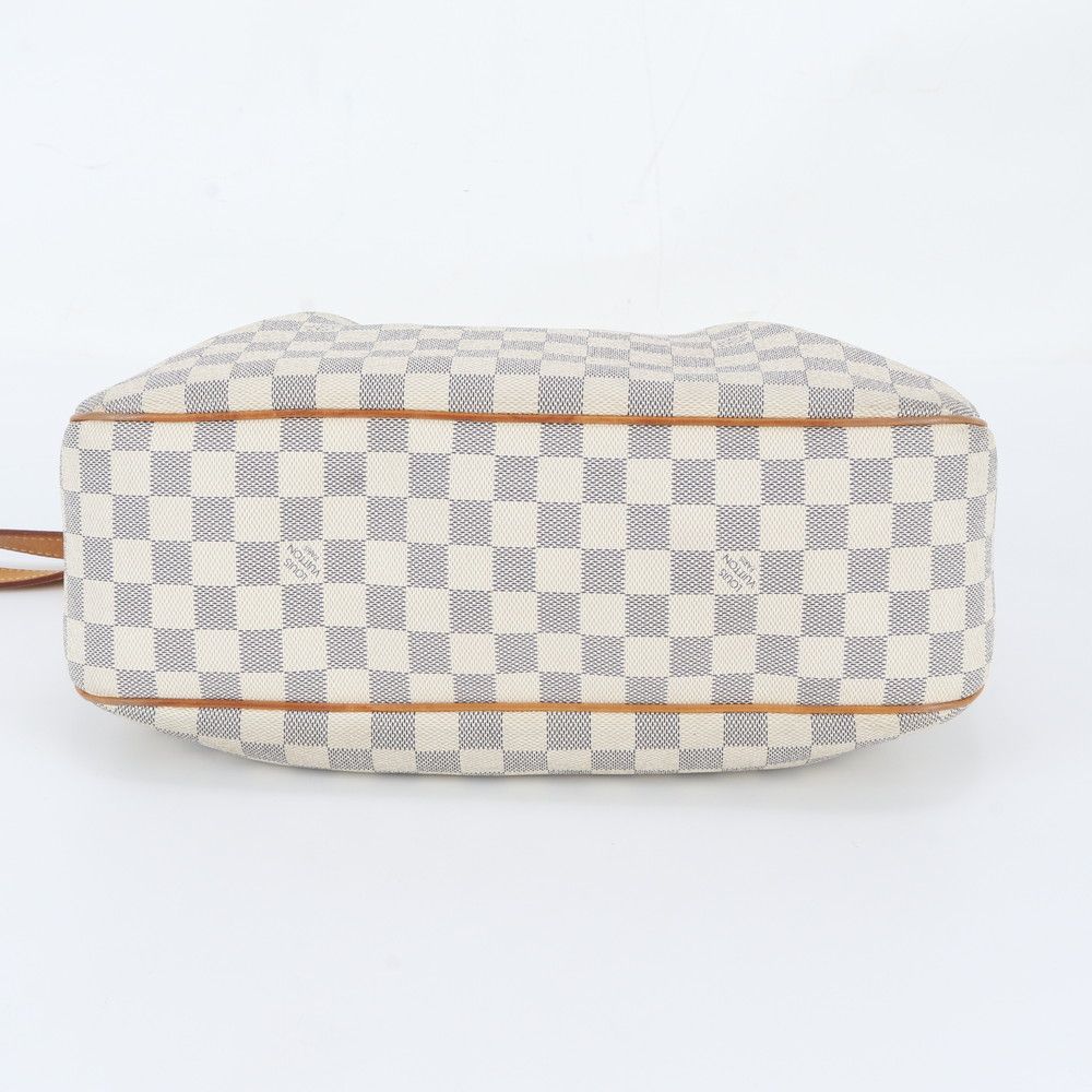 Louis Vuitton Damier Azur Syracuse MM Leather Shoulder Bag Crossbody — view 6