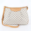 Louis Vuitton Damier Azur Syracuse MM Leather Shoulder Bag Crossbody