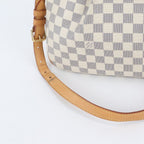 Louis Vuitton Damier Azur Syracuse MM Leather Shoulder Bag Crossbody — view 2