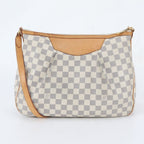 Louis Vuitton Damier Azur Syracuse MM Leather Shoulder Bag Crossbody — view 3