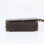 Dior Vintage Leather Shoulder Bag Tote Brown — view 6