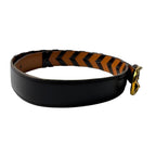 Hermes Belt Leather Black V Stitch L Vintage — view 4