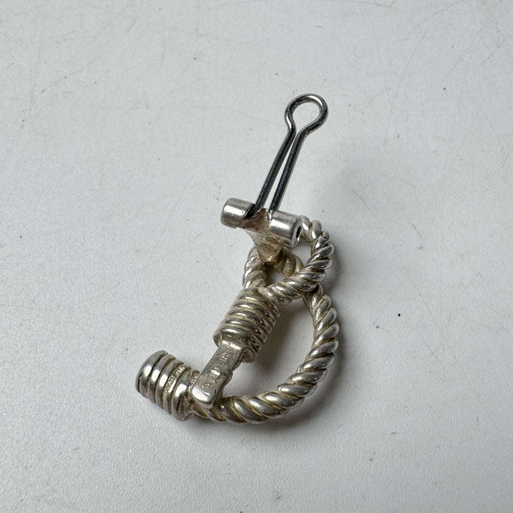 Hermes Rope Twist Audienne Single Earrings — view 5