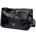 Prada Shoulder Bag Leather Nero