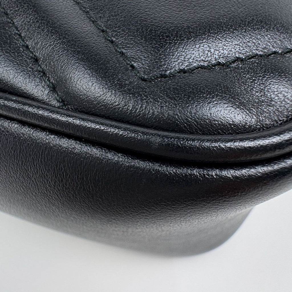 Gucci Shoulder Bag GG Marmont Double Leather Black — view 3