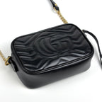 Gucci Shoulder Bag GG Marmont Double Leather Black — view 2