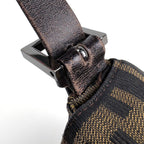 Fendi Shoulder Bag Zucca Pattern Mamma Baguette Canvas Brown — view 6