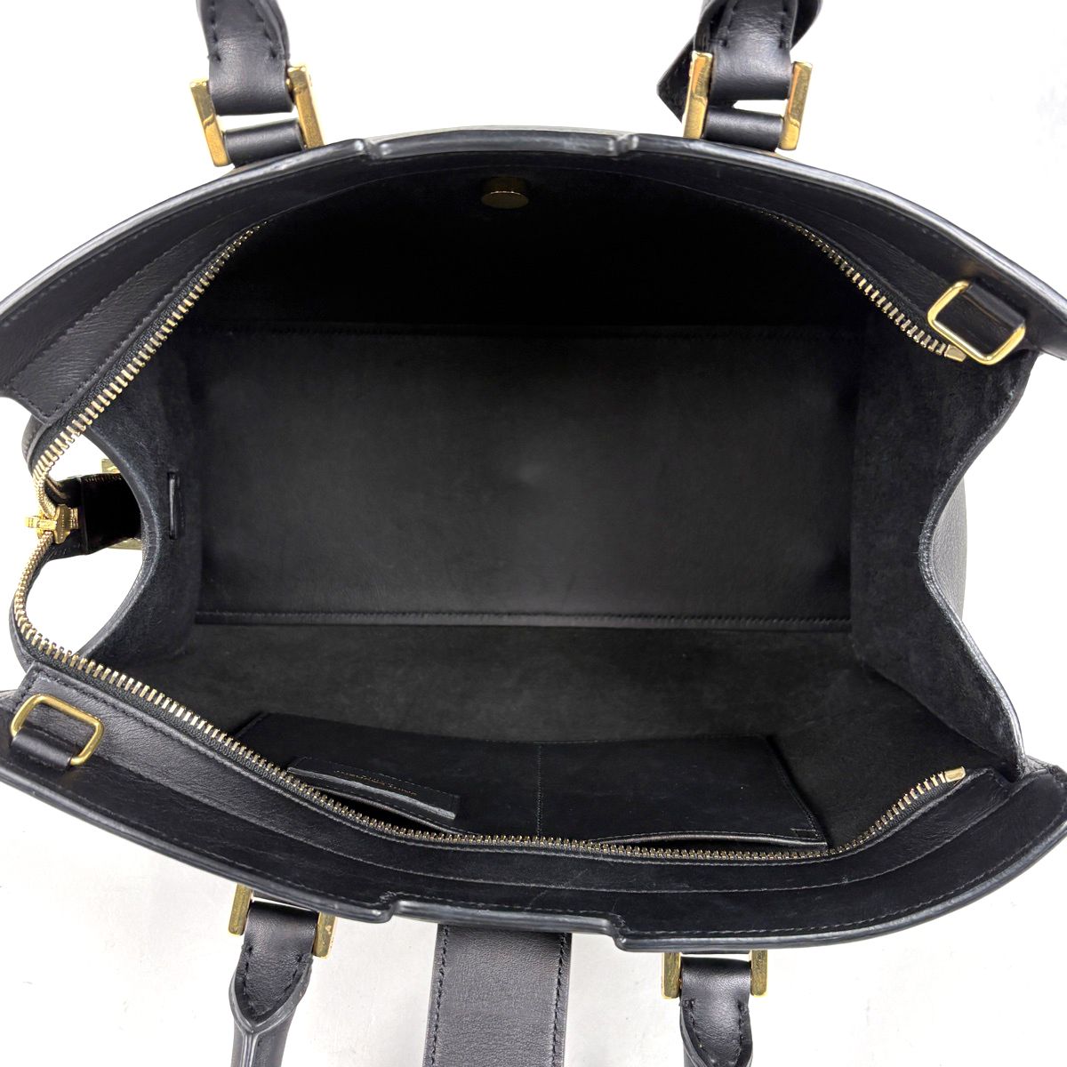 Saint Laurent Handbag Cabas Small 2-Way Leather Black — view 7