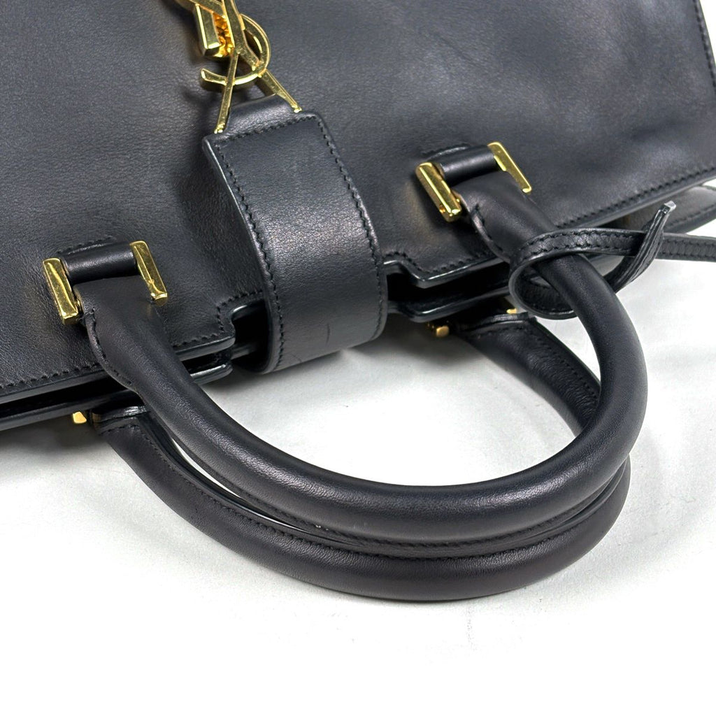 Saint Laurent Handbag Cabas Small 2-Way Leather Black — view 6