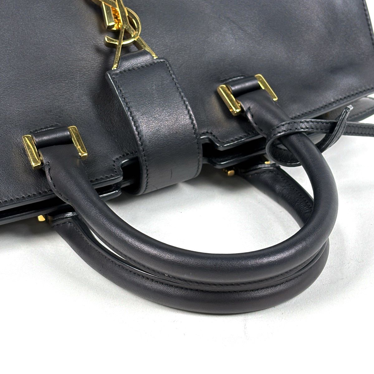 Saint Laurent Handbag Cabas Small 2-Way Leather Black — view 6