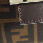 Fendi Shoulder Bag Zucca Pattern Canvas Brown — view 4